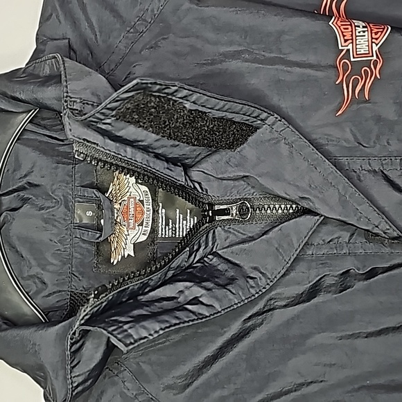 HARLEY DAVIDSON ▪︎ REFLECTIVE WINDBREAKER/RAIN JACKET ▪︎ SIZE S - Picture 11 of 12